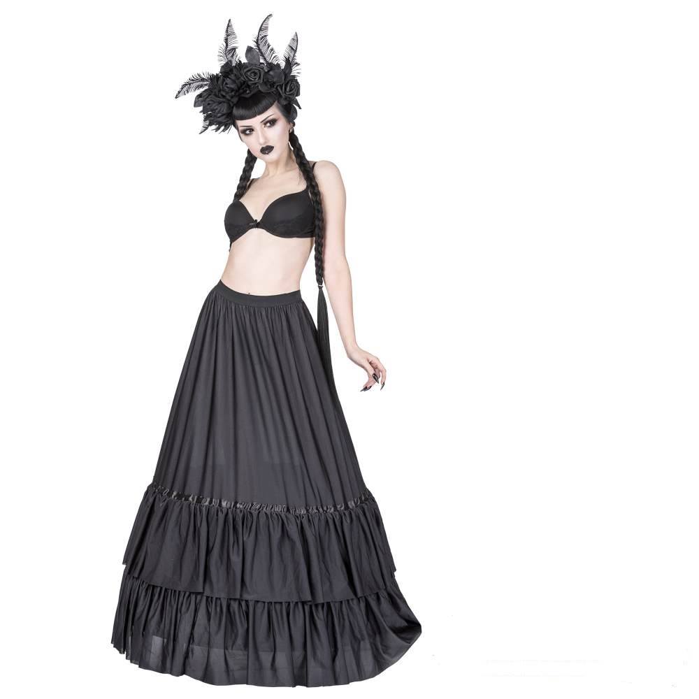 Sinister - 472 Long skirt - Black Product image